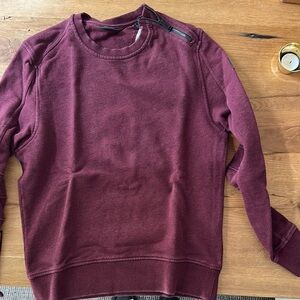 Belstaff Red Crewneck Sweater Soft Cotton Blend